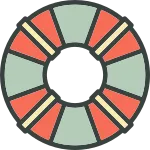Life Buoy SVG Icon
